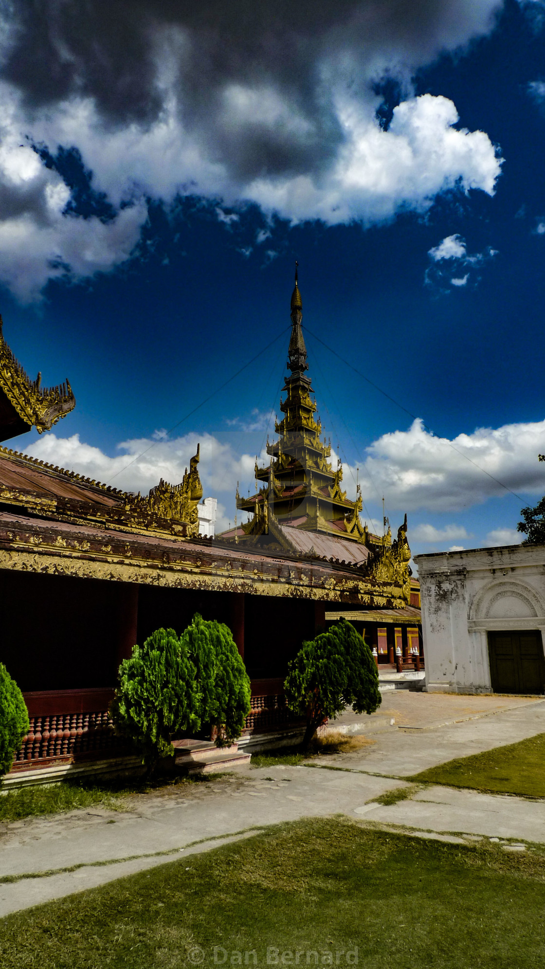 "Royal Palace, Mandalay, Burma" stock image