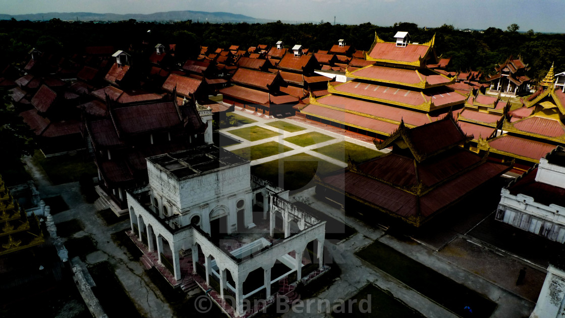 "Royal Palace, Mandalay, Burma" stock image