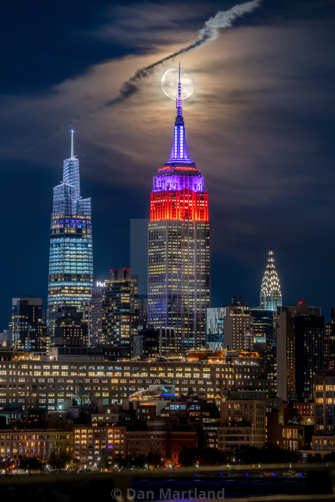 "Holiday Moon" stock image