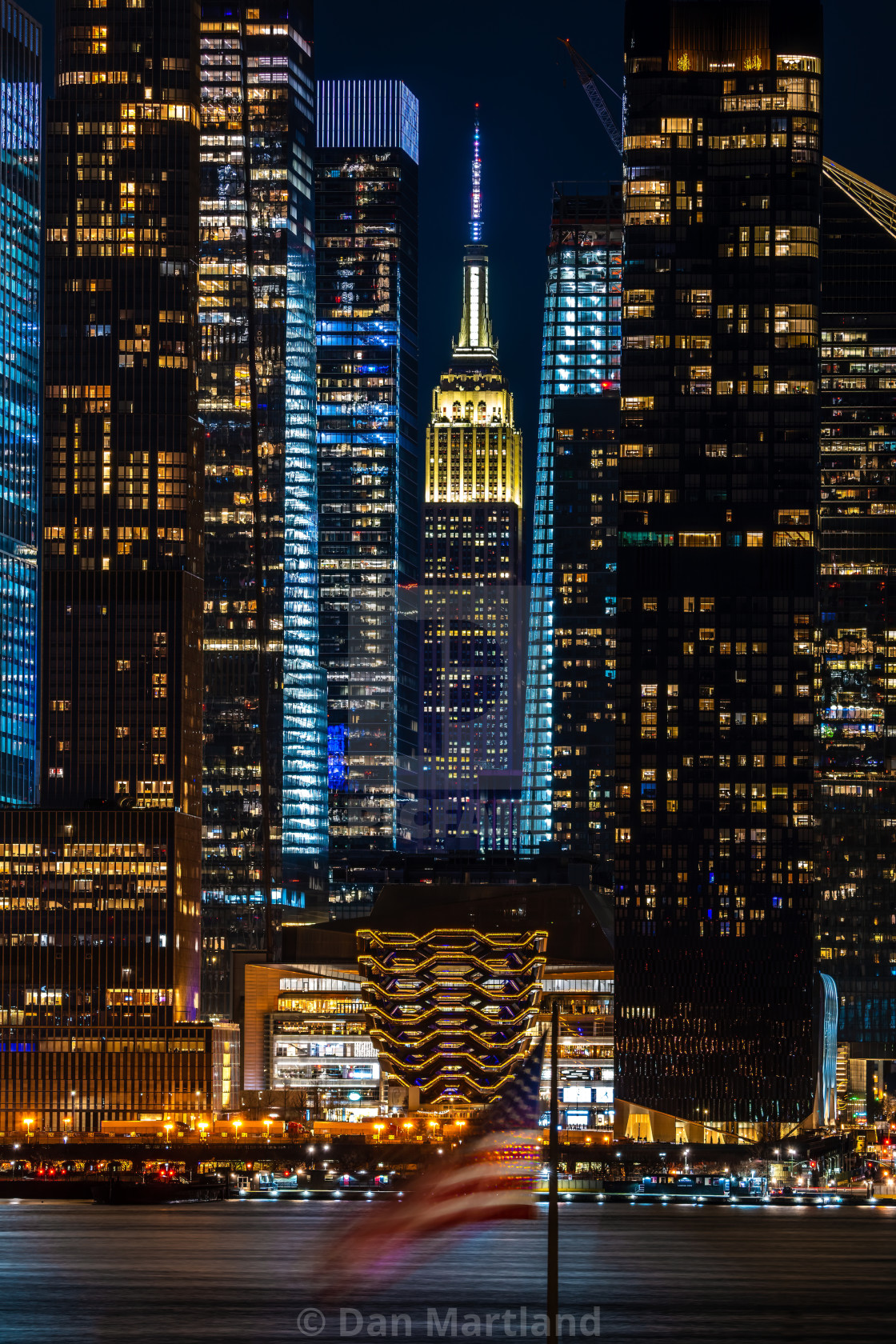 "Perfectly Framed Empire State Building" stock image