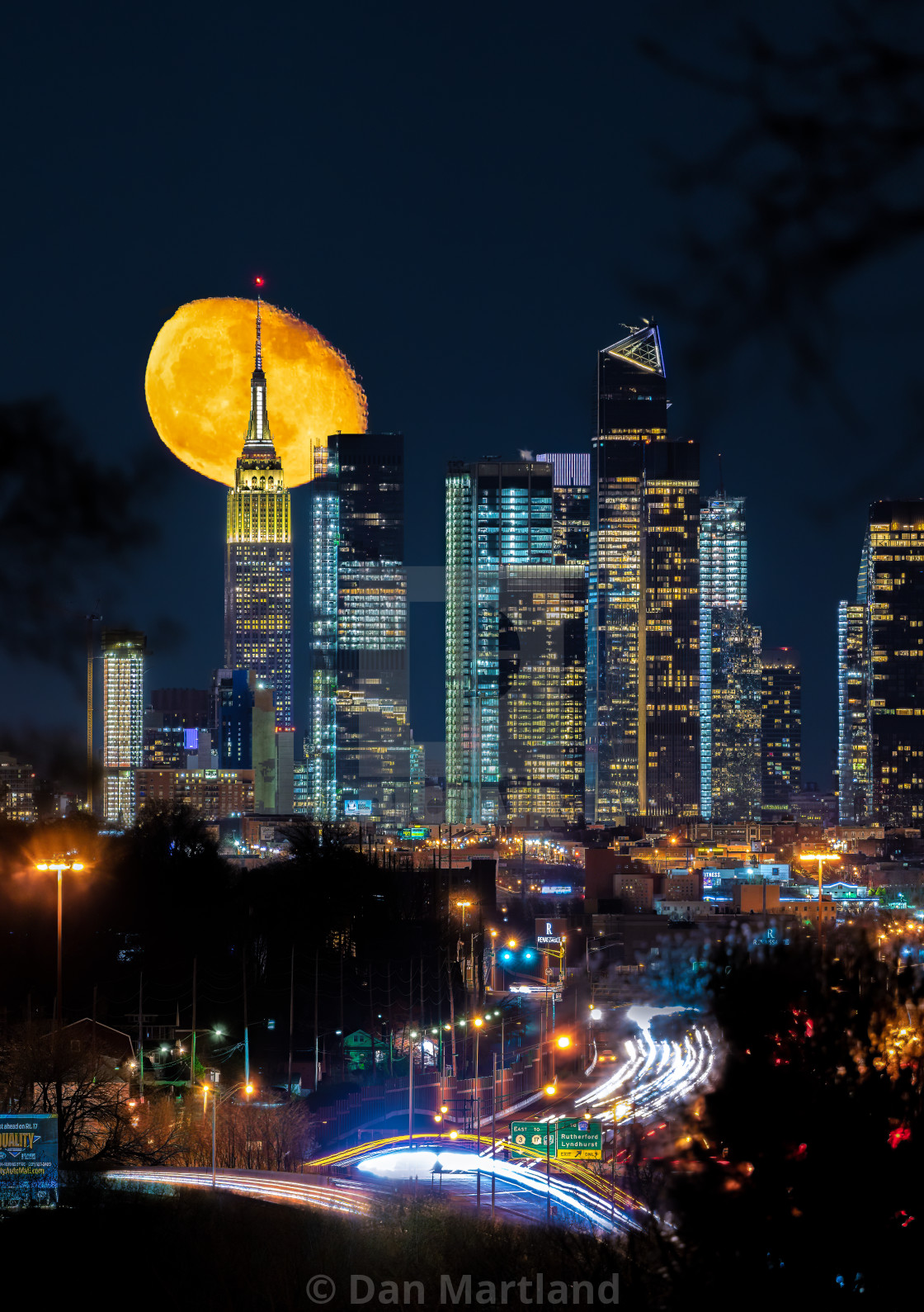 "The Moon is made out of cheese" stock image