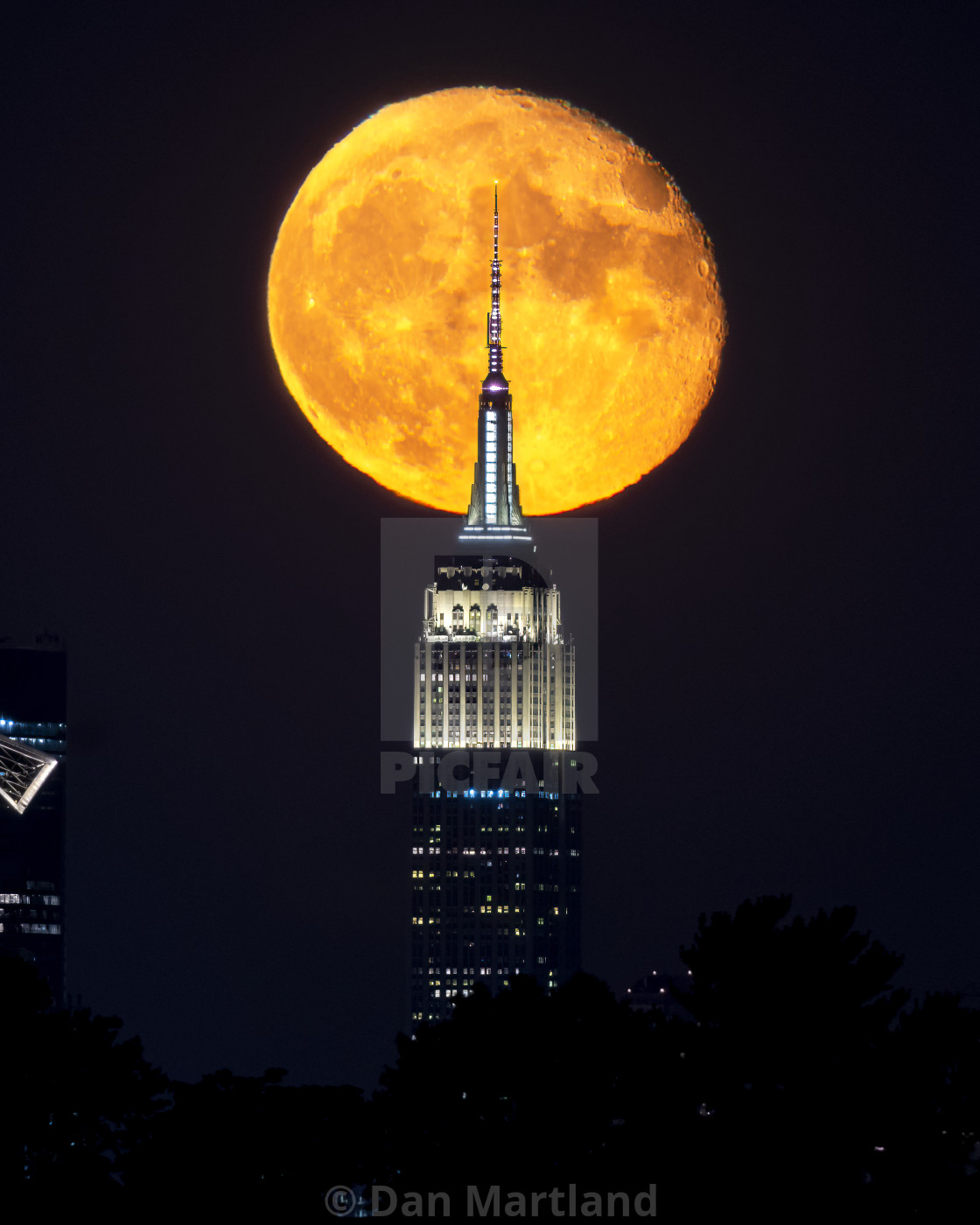 "Empire Moon" stock image