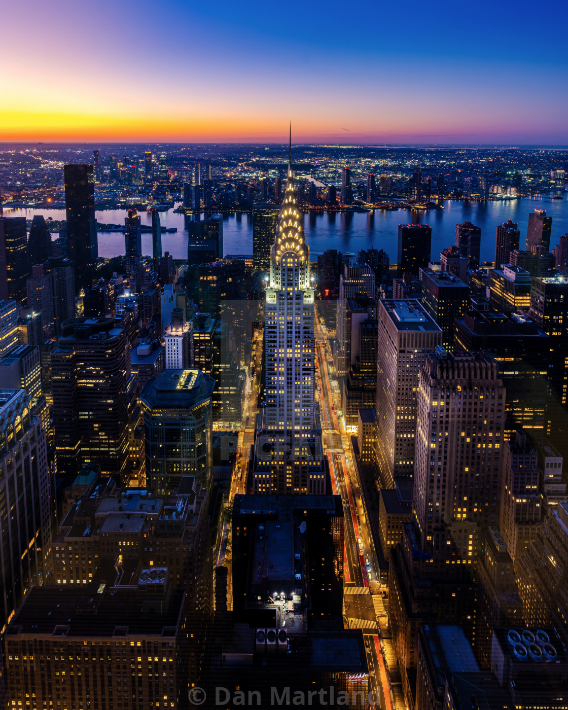 "Chrysler Sunrise" stock image