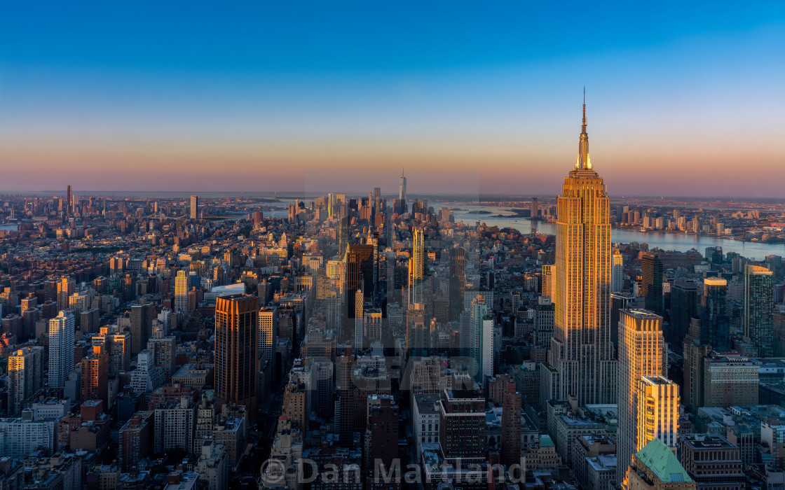 "New York City - Morning has broken" stock image