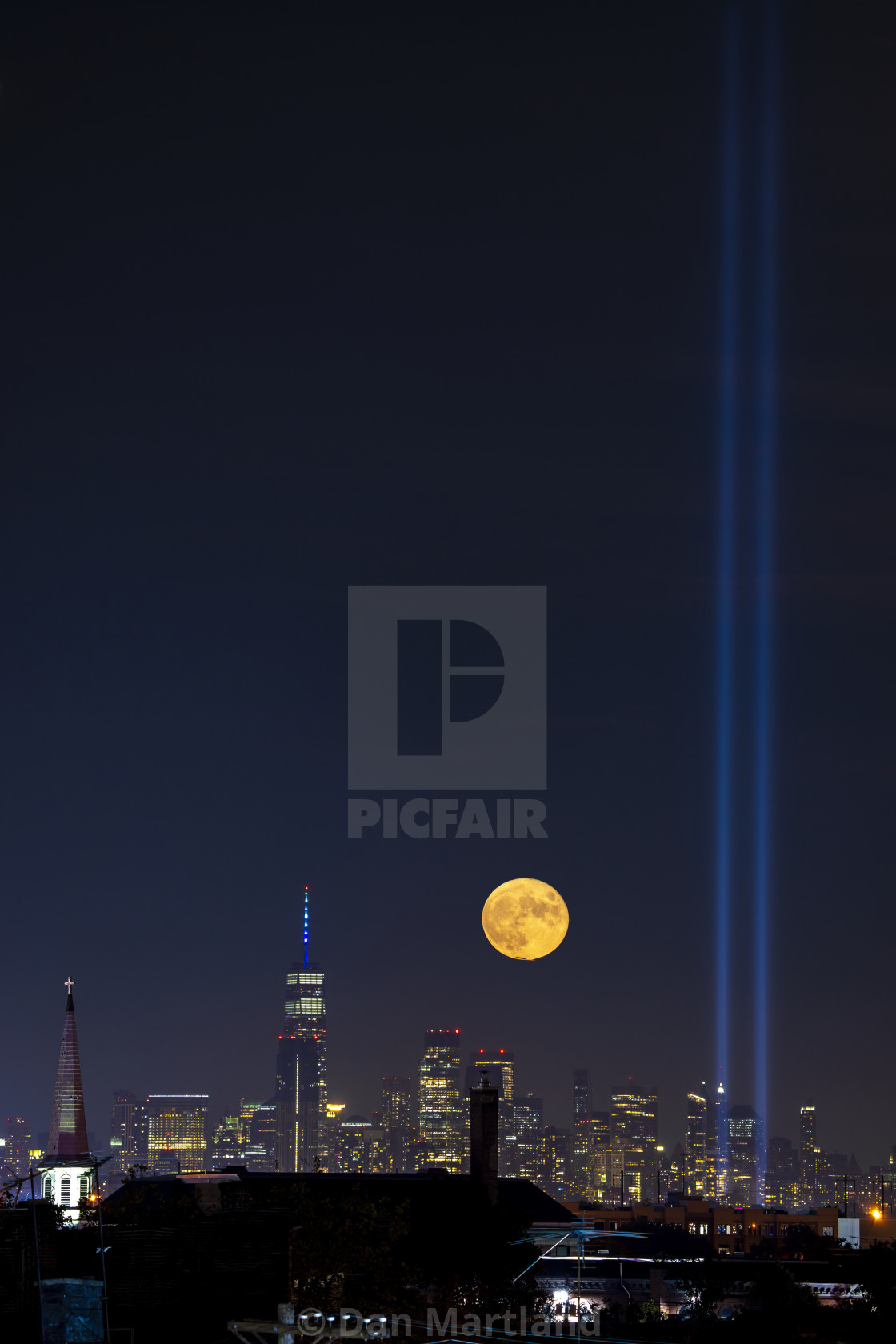 "Tribute in Lights 2022" stock image