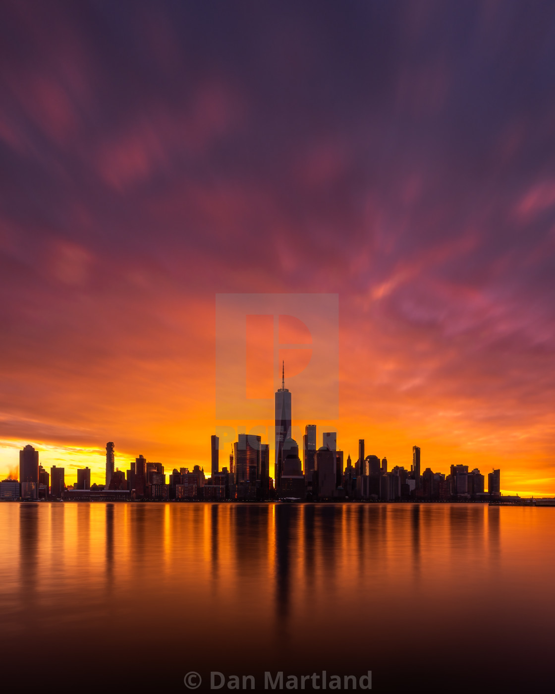 "Silhouette City" stock image