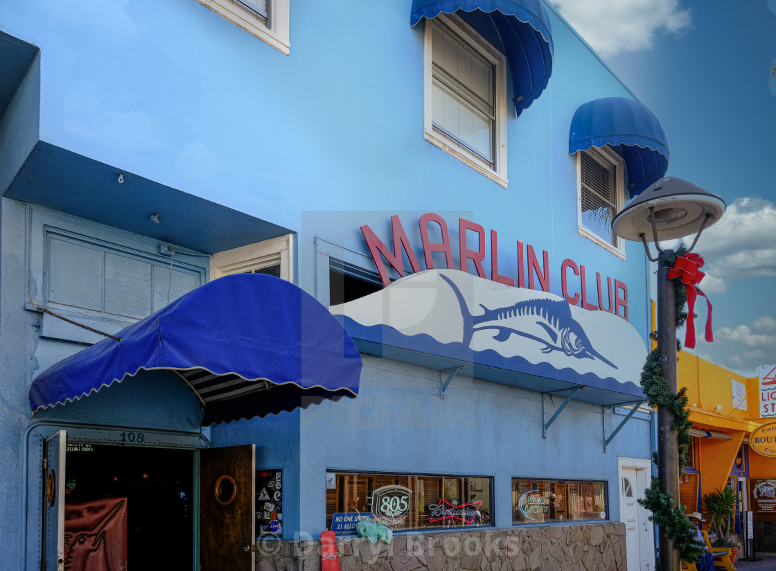 "Marlin Club in Avalon" by Darryl Brooks - $10.81 "Marlin Club in Avalon" stock image