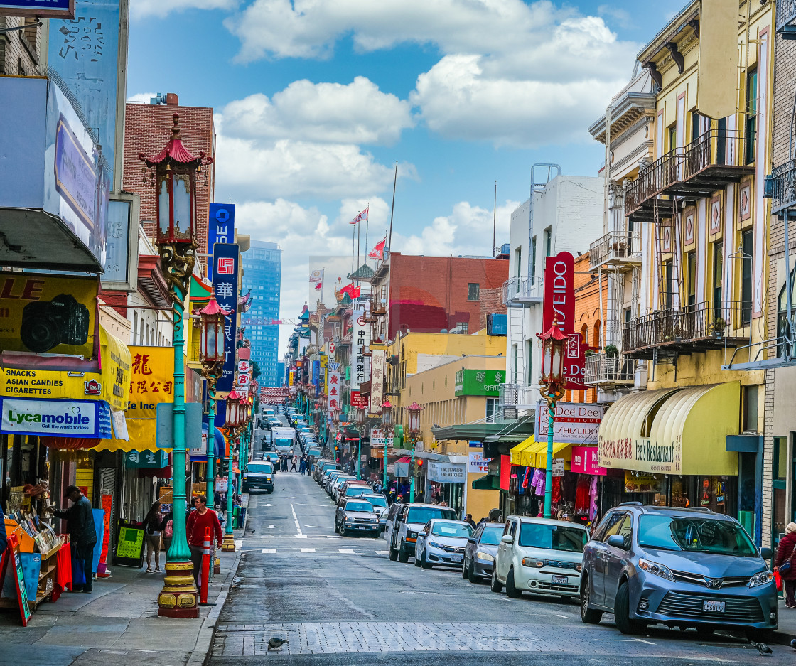 "View Down Chinatown Street" by Darryl Brooks - $10.81 "View Down Chinatown Street" stock image