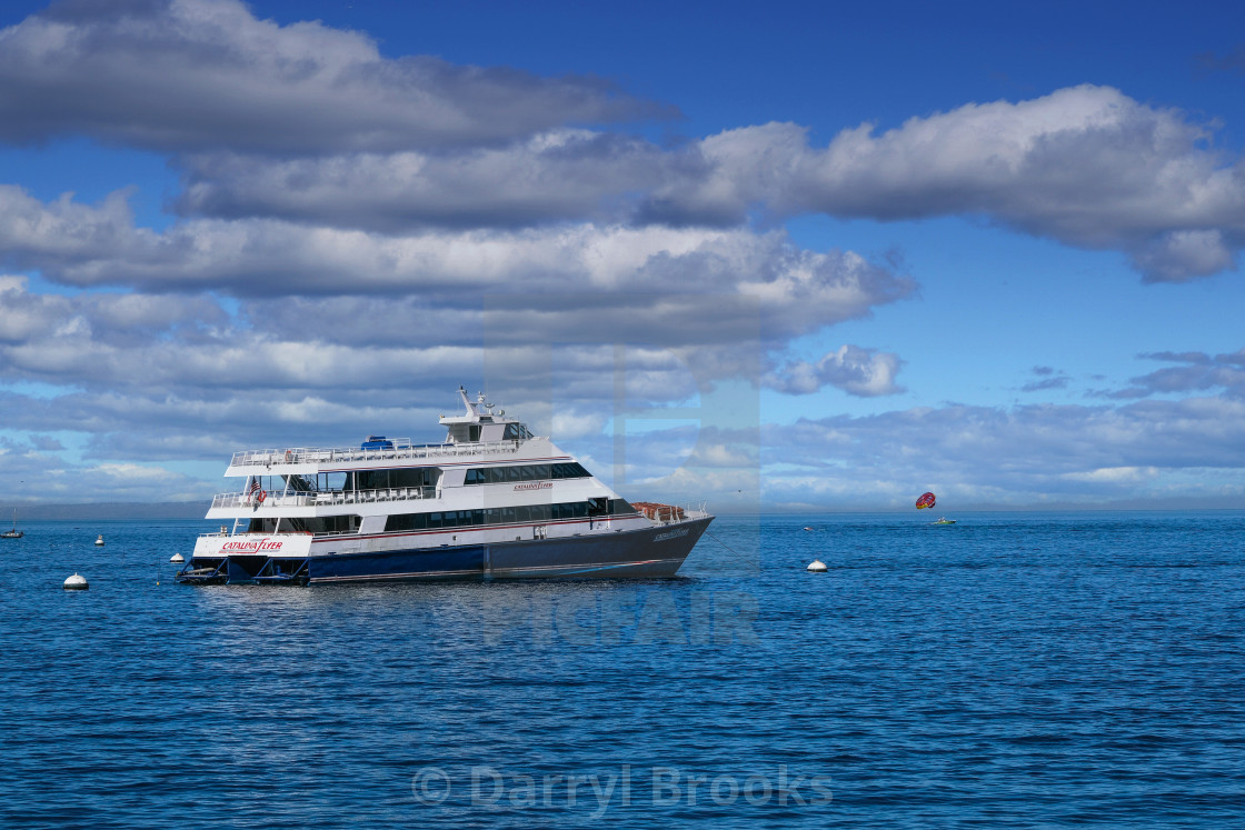 "Catalina Flyer Ferry" by Darryl Brooks - $10.81 "Catalina Flyer Ferry" stock image