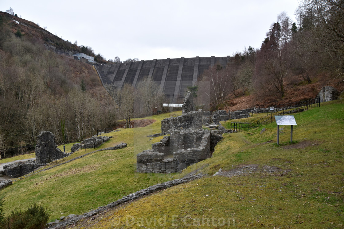 "Bryntail lead mine" stock image