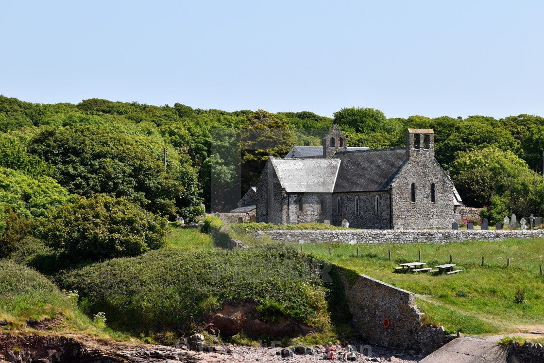 "St Bridget Church St Bride's Pembrokeshire" by David E Canton - $10.05 "St Bridget Church St Bride's Pembrokeshire" stock image