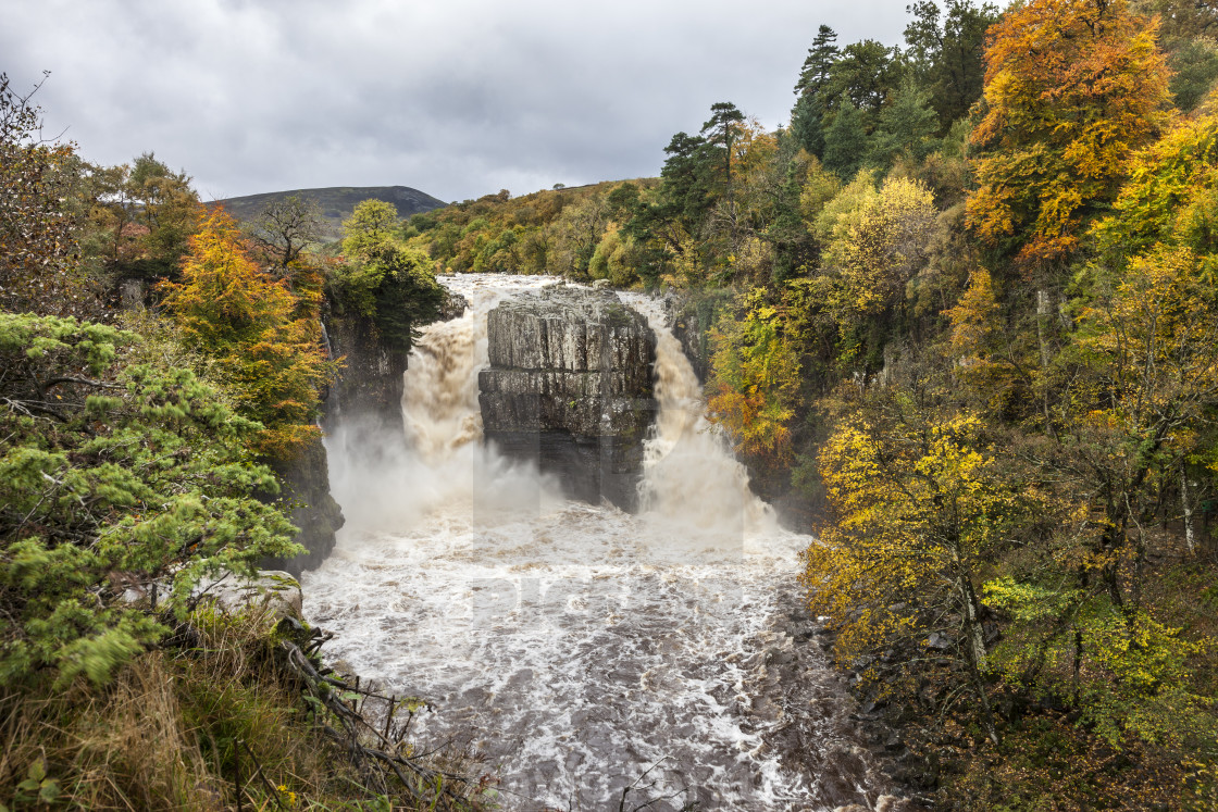 "High Force Upper Teesdale County Durham England UK" stock image