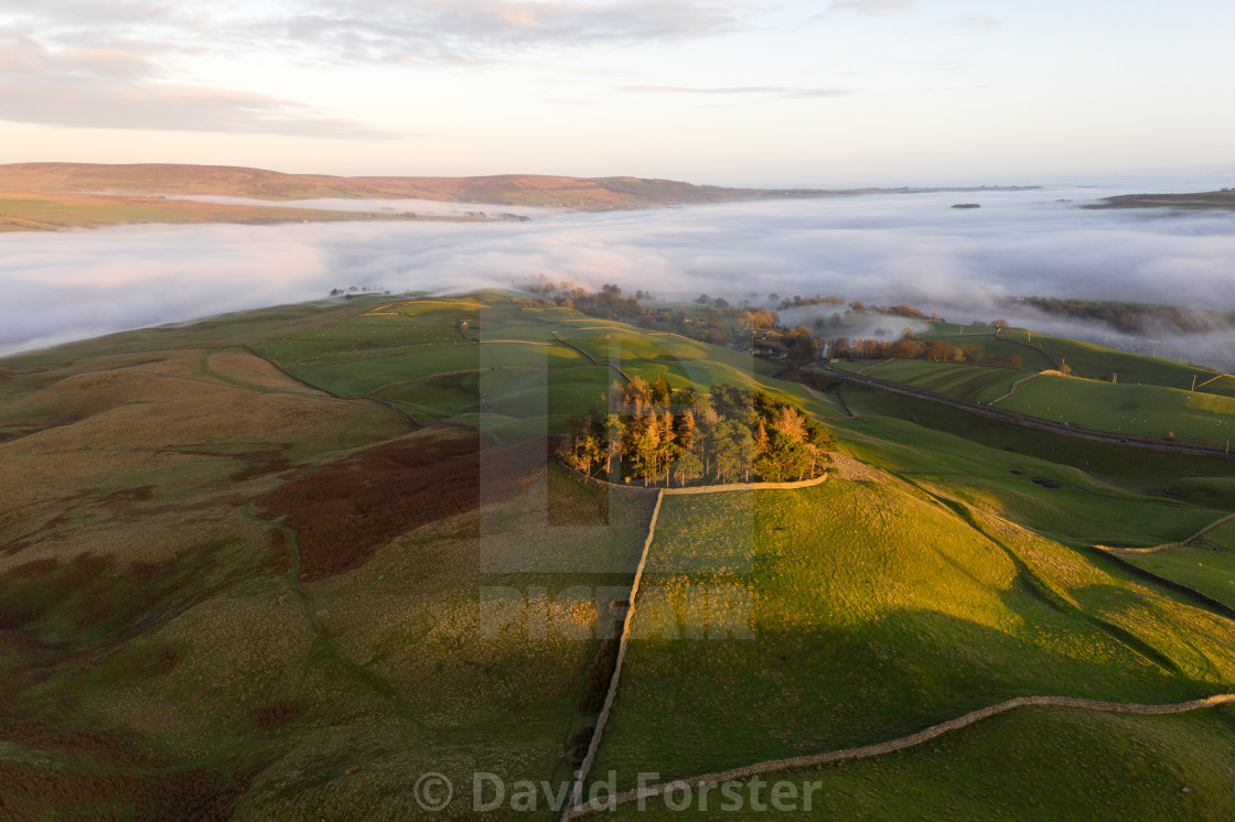 "Kirkcarrion Light, Teesdale, County Durham, UK" stock image