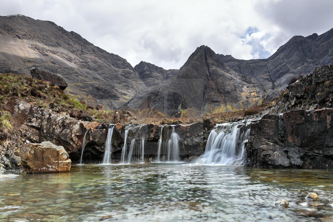 "Fairy Pools, Glen Brittle, Isle of Skye, Scotland, UK" stock image