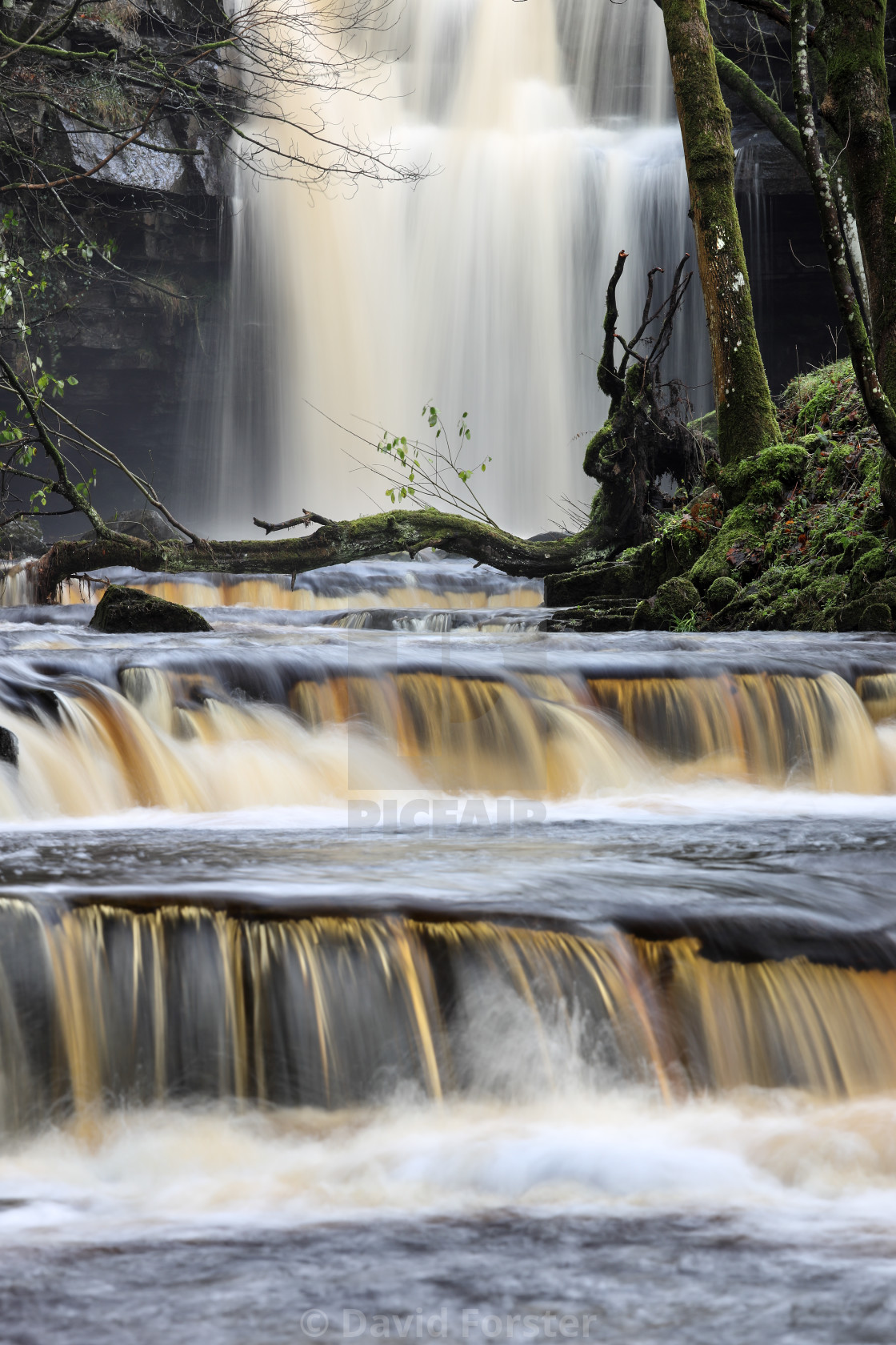 "Summerhill Force, Bowlees, Teesdale, County Durham" stock image