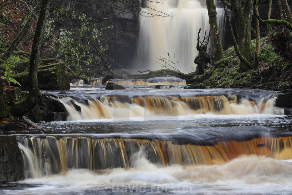 "Summerhill Force, Bowlees, Teesdale, County Durham" stock image