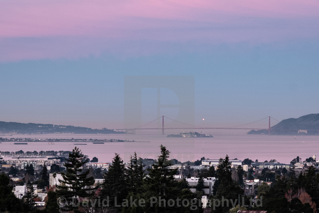 "My World - San Francisco’s Golden Gate Bridge FRom Berkeley" stock image