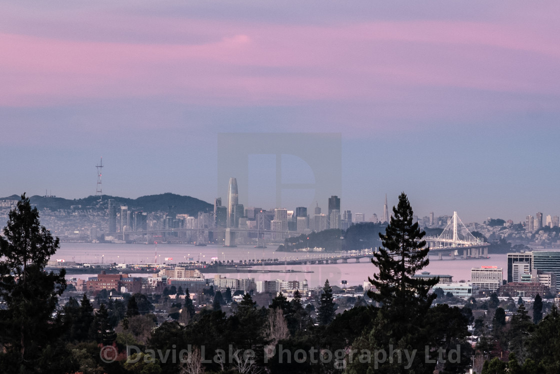 "My World - San Francisco From Berkeley" stock image