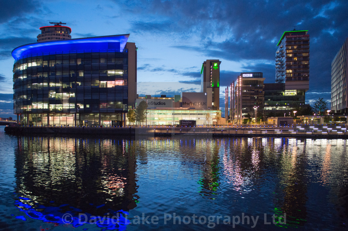 "My Manchester - Media City" stock image