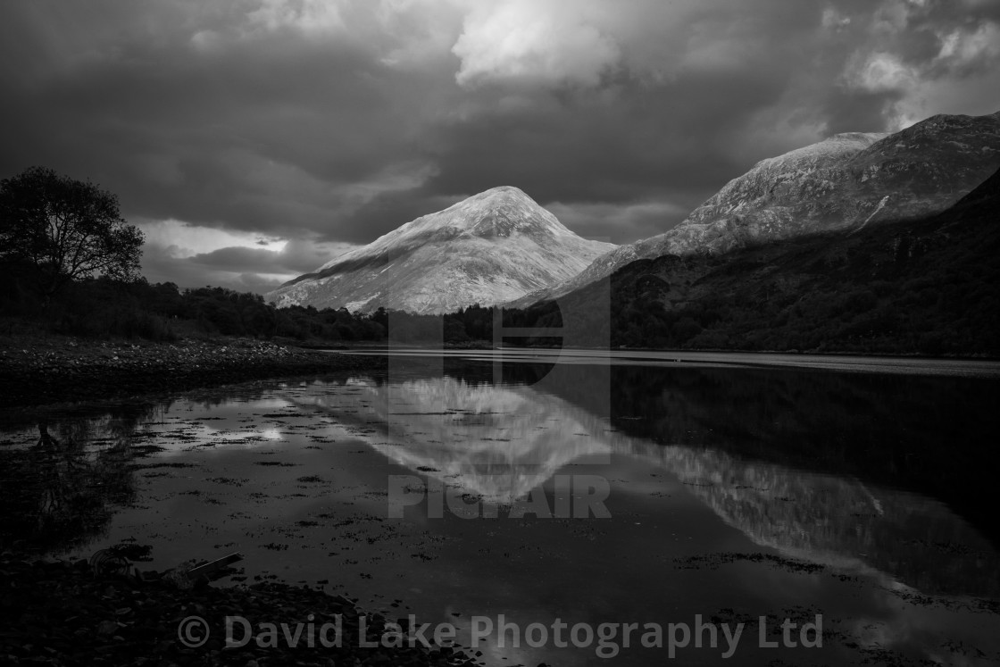 "MY WORLD - LOCH LEVAN, SCOTLAND" stock image