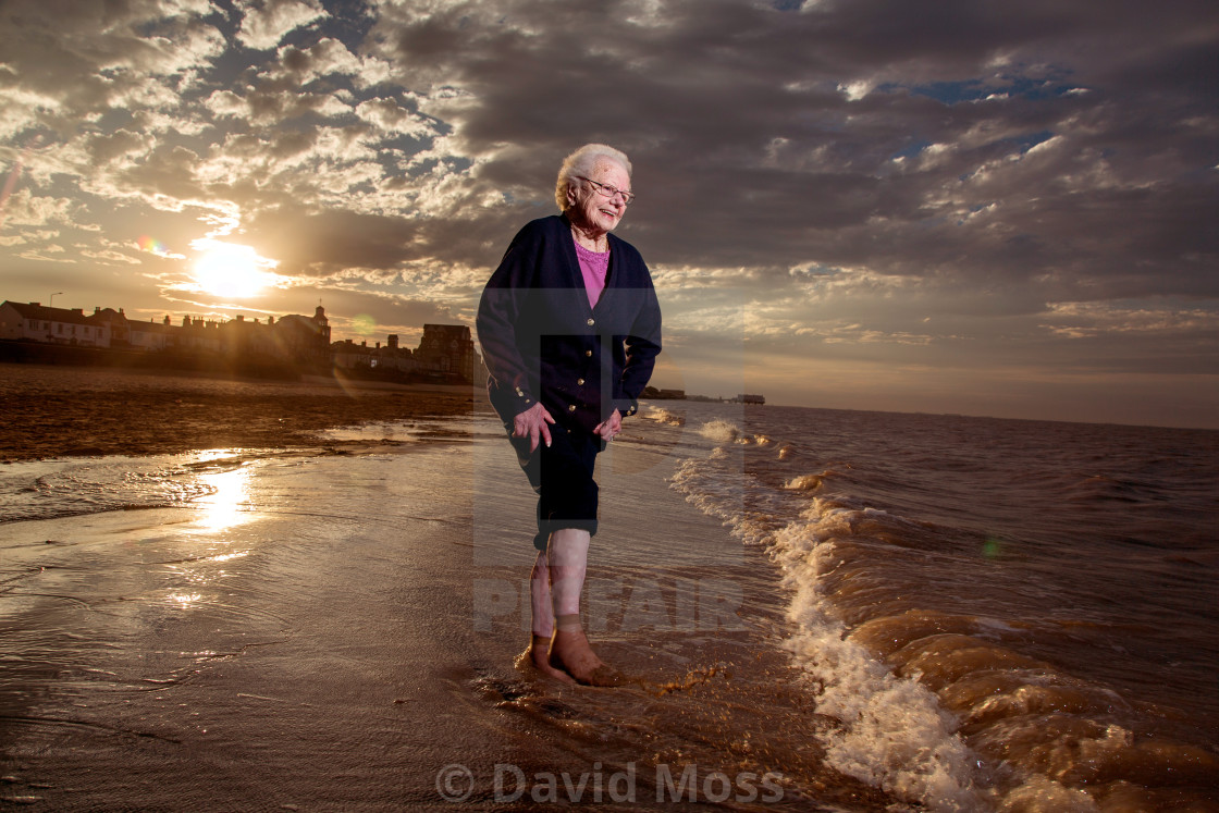 "Brenda Fisher - long distance swimmer" by David Moss - £62.00 "Brenda Fisher - long distance swimmer" stock image