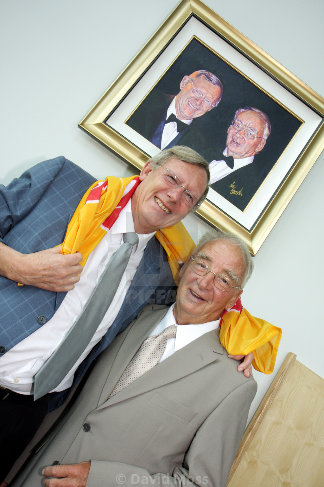 "Nisa Today's founders Dudley Ramsden and Peter Garvin" by David Moss - £62.00 "Nisa Today's founders Dudley Ramsden and Peter Garvin" stock image