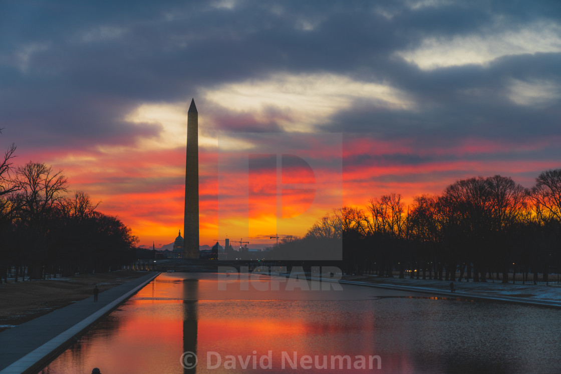 "Washington Monument" stock image