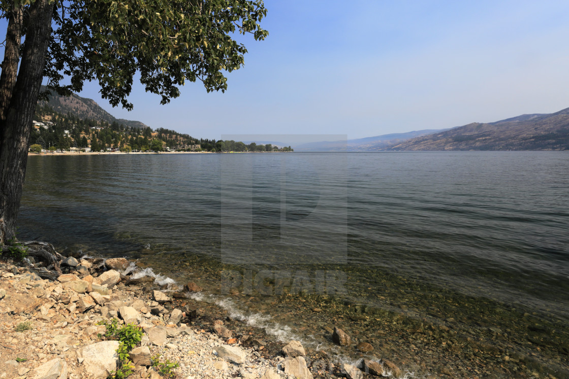 Summer View Over The Okanagan Lake Peachland Village A Municipality In License Download Or Print For 00 Photos Picfair