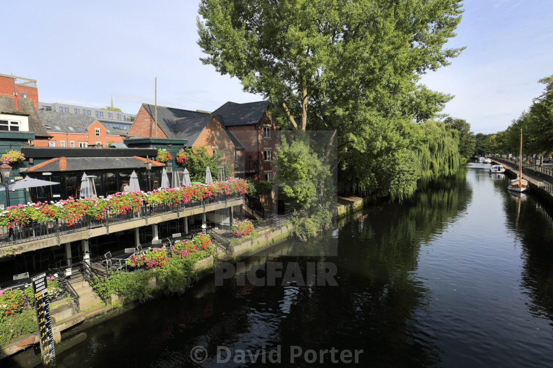 The River Wensum Quayside Norwich City Norfolk County England Uk License Download Or Print For 00 Photos Picfair