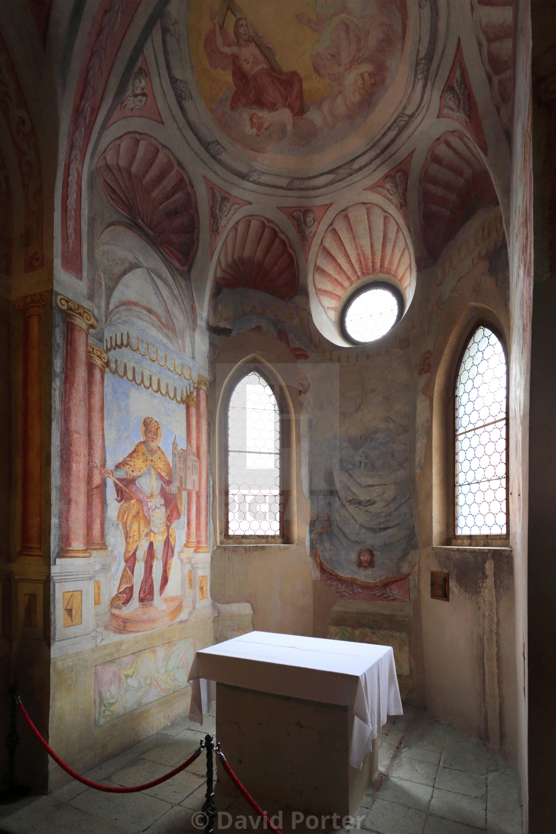 Interior Of The Chapel Bled Castle Lake Bled Bled Town Julian Alps License Download Or Print For 20 00 Photos Picfair