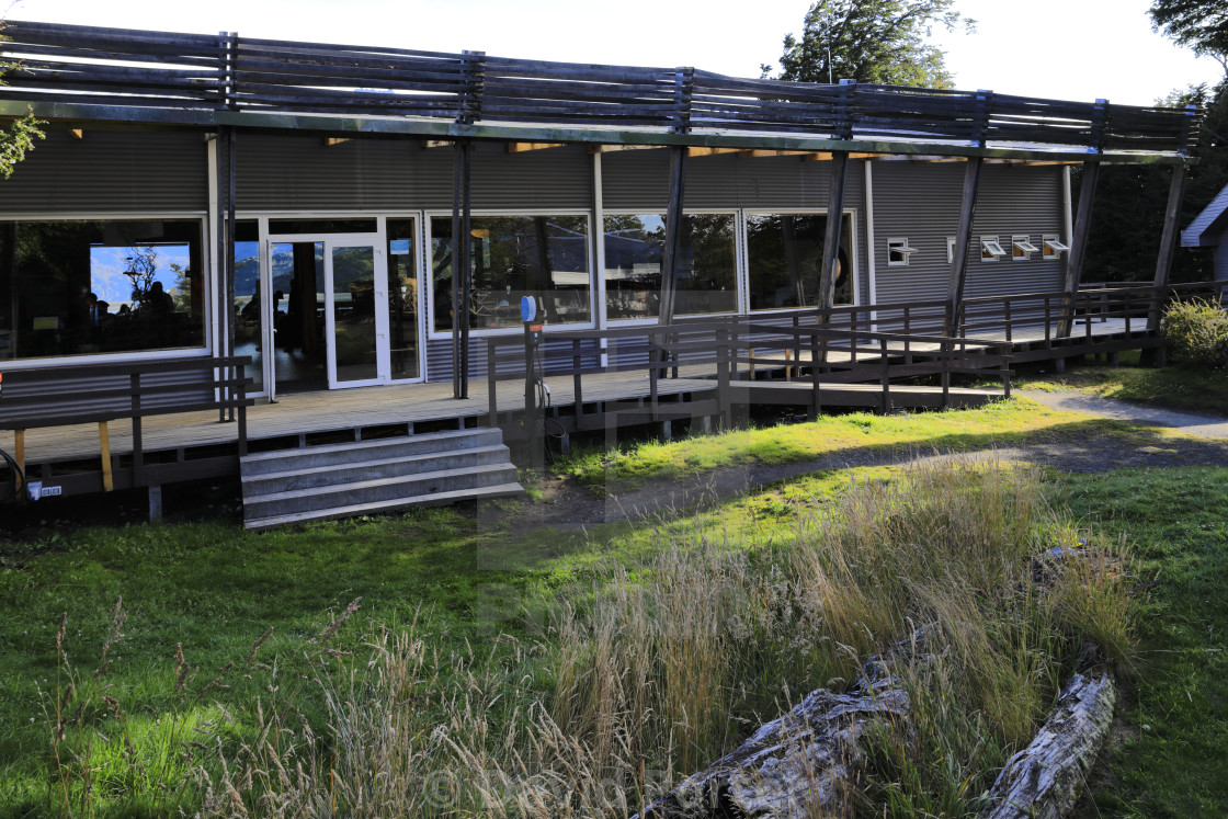 "View of the Hotel Lago Grey, Torres del Paine National Park, Magallanes..." by David Porter - $18.85 "View of the Hotel Lago Grey, Torres del Paine National Park, Magallanes..." stock image