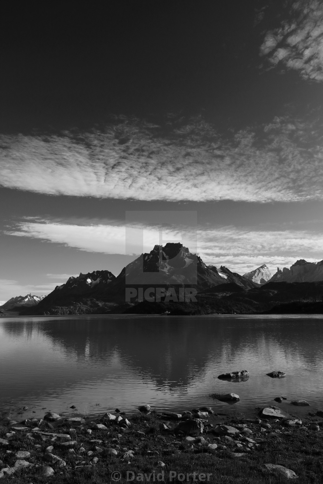 "View over Lago Grey, Torres del Paine National Park, Magallanes region,..." by David Porter - $18.85 "View over Lago Grey, Torres del Paine National Park, Magallanes region,..." stock image