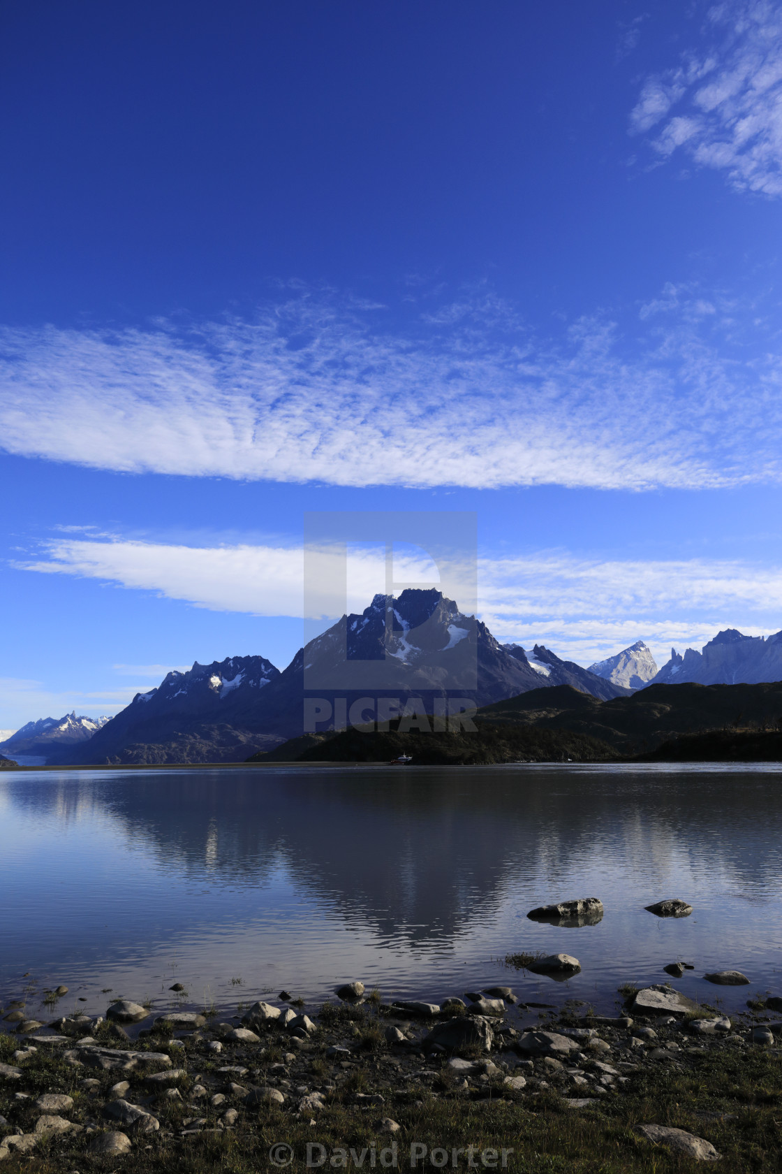 "View over Lago Grey, Torres del Paine National Park, Magallanes region,..." by David Porter - $18.83 "View over Lago Grey, Torres del Paine National Park, Magallanes region,..." stock image