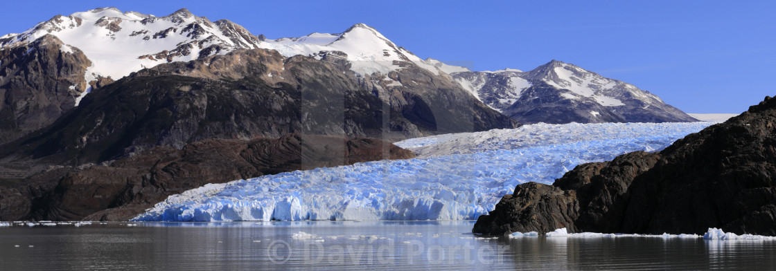 "View of the Grey Glacier, Lago Grey, Torres del Paine National Park,..." by David Porter - $18.83 "View of the Grey Glacier, Lago Grey, Torres del Paine National Park,..." stock image