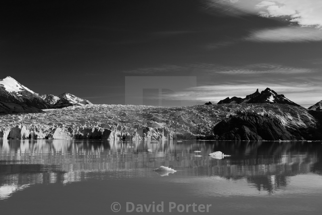 "View of the Grey Glacier, Lago Grey, Torres del Paine National Park,..." by David Porter - $18.85 "View of the Grey Glacier, Lago Grey, Torres del Paine National Park,..." stock image