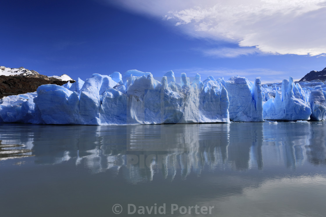 "View of the Grey Glacier, Lago Grey, Torres del Paine National Park,..." by David Porter - $18.83 "View of the Grey Glacier, Lago Grey, Torres del Paine National Park,..." stock image