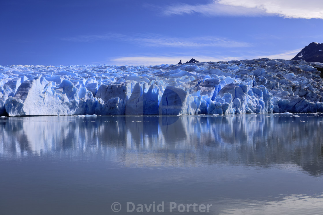 "View of the Grey Glacier, Lago Grey, Torres del Paine National Park,..." by David Porter - $18.85 "View of the Grey Glacier, Lago Grey, Torres del Paine National Park,..." stock image
