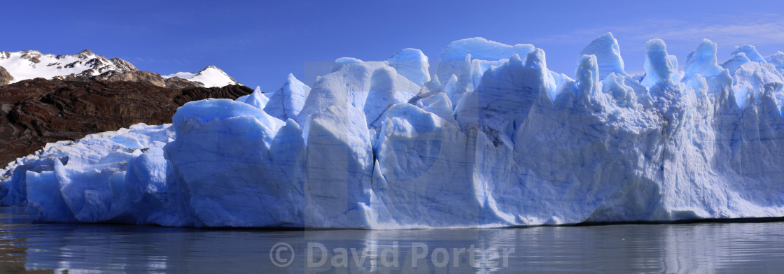 "View of the Grey Glacier, Lago Grey, Torres del Paine National Park,..." by David Porter - $18.85 "View of the Grey Glacier, Lago Grey, Torres del Paine National Park,..." stock image