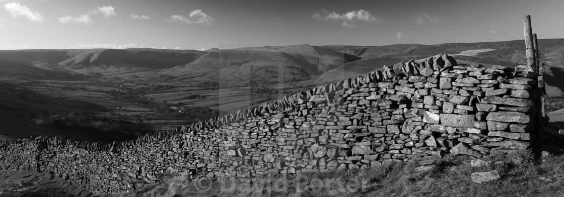 "View over the Edale valley and Edale village, Derbyshire, Peak District..." by David Porter - $18.85 "View over the Edale valley and Edale village, Derbyshire, Peak District..." stock image