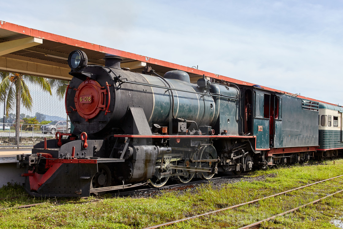 "Locomotive number 6-016 built in 1954 at Vulcan Foundry in Newton-le-Willows,..." stock image