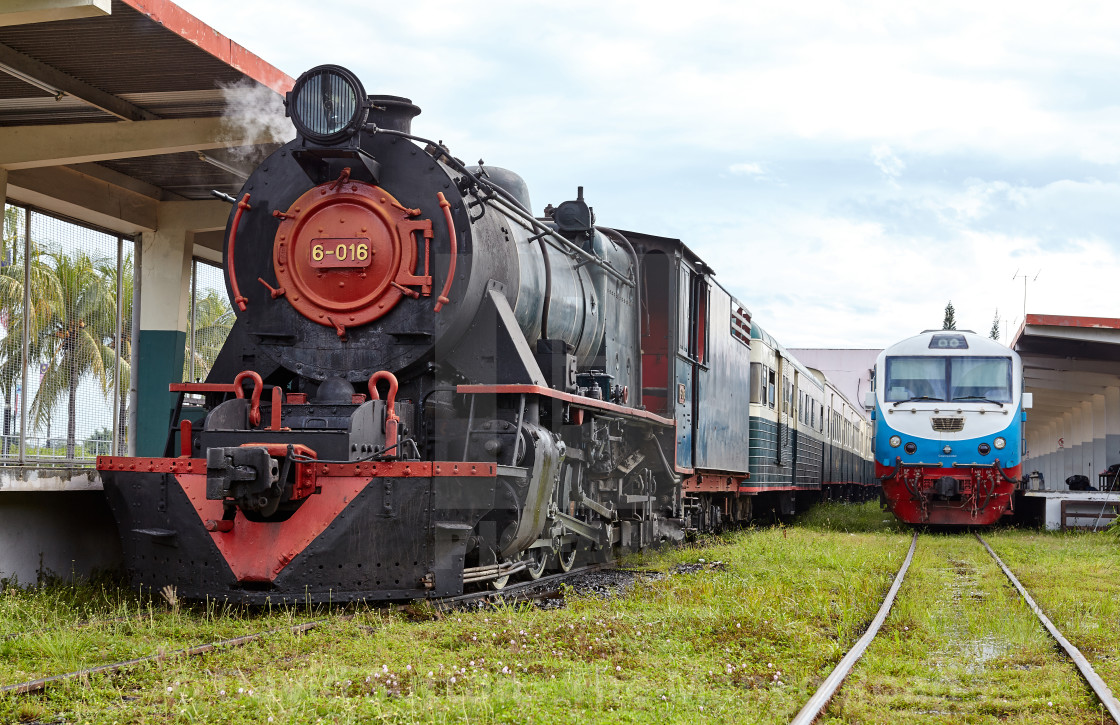 "Locomotive number 6-016 built in 1954 at Vulcan Foundry in Newton-le-Willows,..." stock image