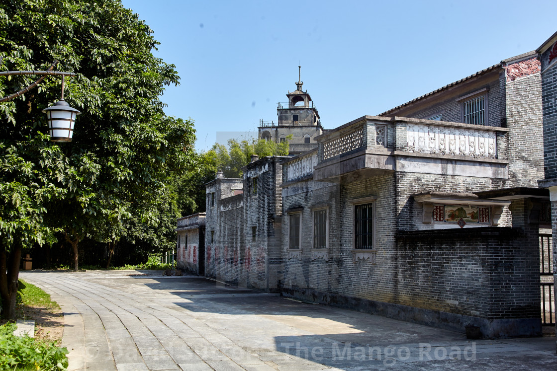 "Majianglong village cluster, near Chikan Town, Kaiping, China" stock image