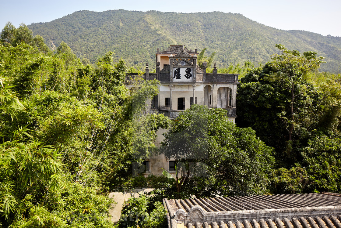 "Majianglong village cluster, near Chikan Town, Kaiping, China" stock image