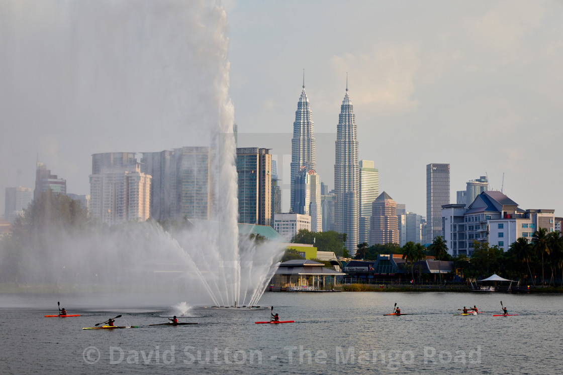 "Kuala Lumpur skyline" stock image