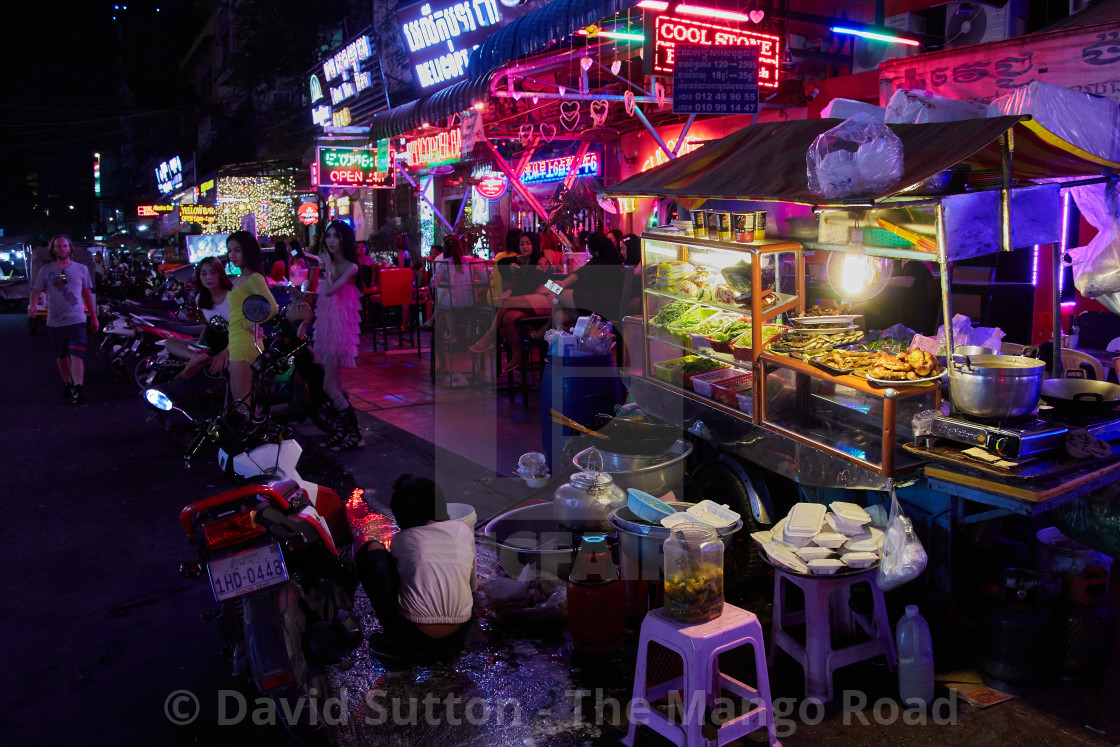 "Night in Phnom Penh" stock image