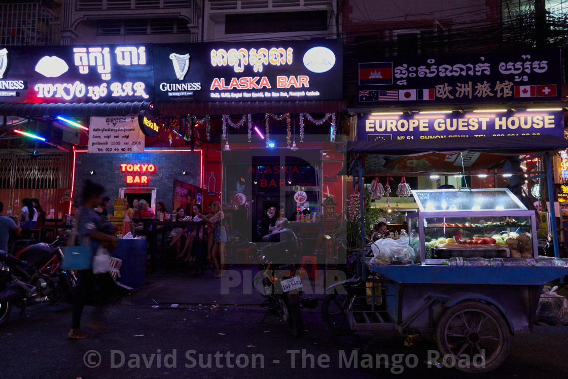 "Night in Phnom Penh" stock image