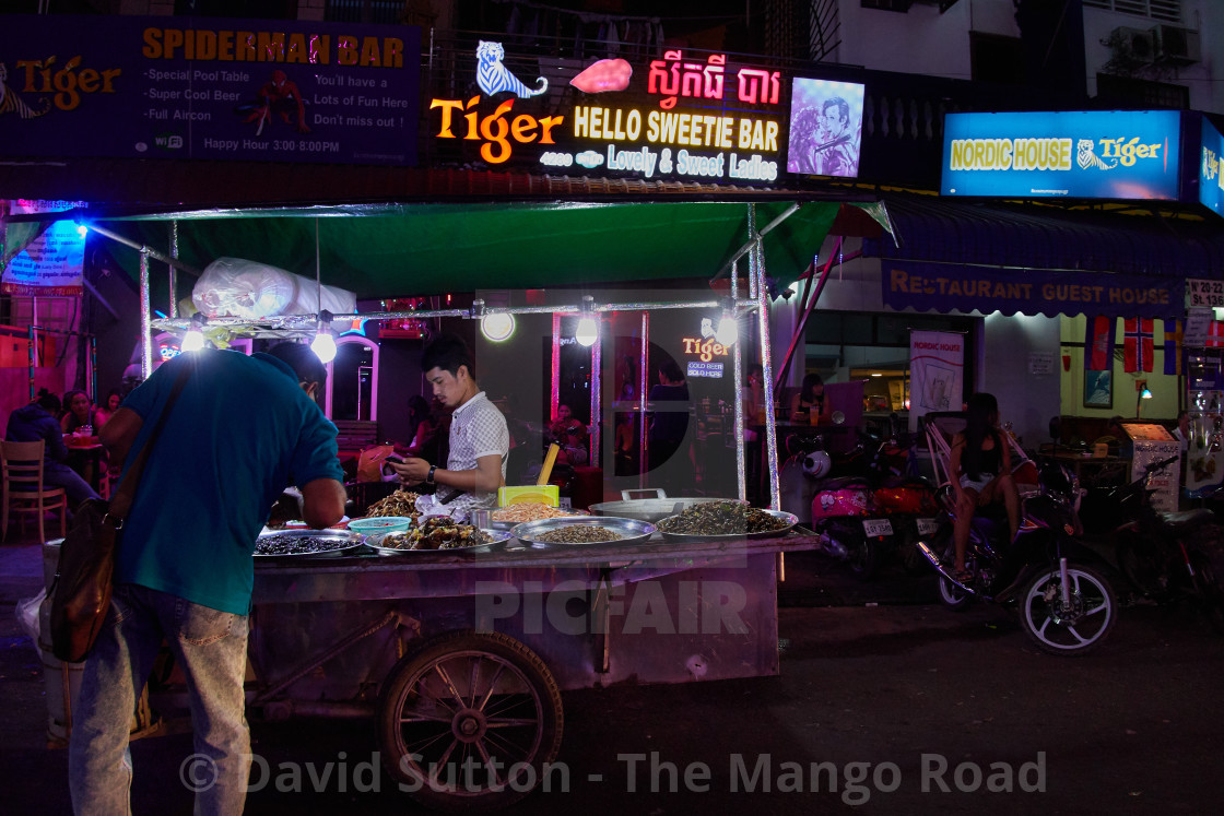 "Night in Phnom Penh" stock image