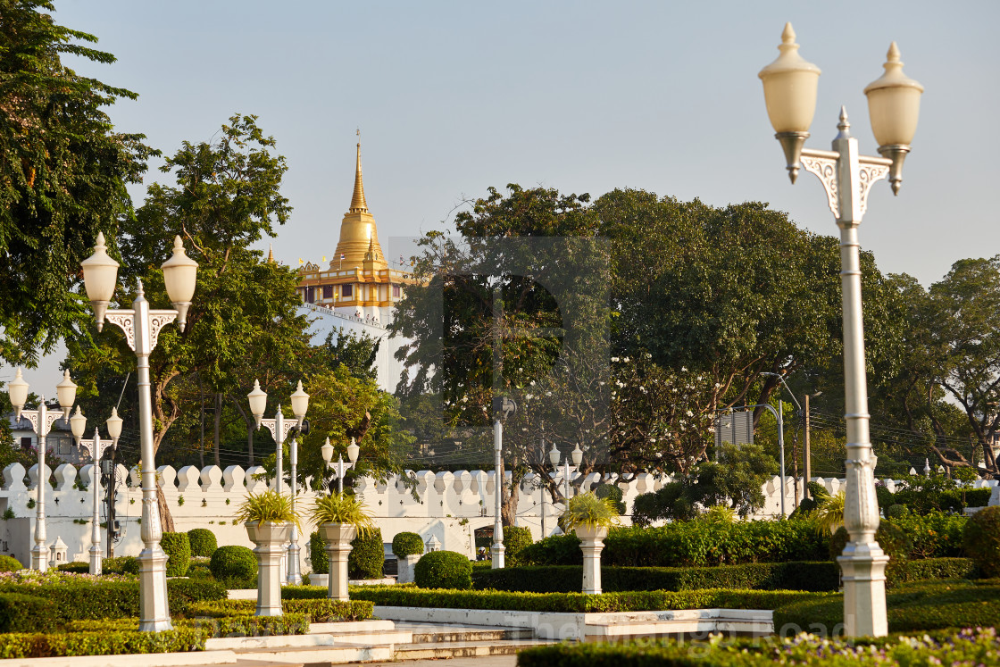 "Wat Saket/Golden Mount, Bangkok" stock image