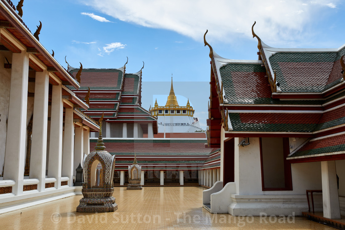 "Wat Saket/Golden Mount, Bangkok" stock image