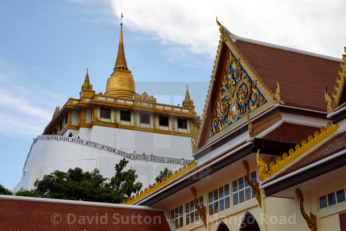 "Wat Saket/Golden Mount, Bangkok" stock image